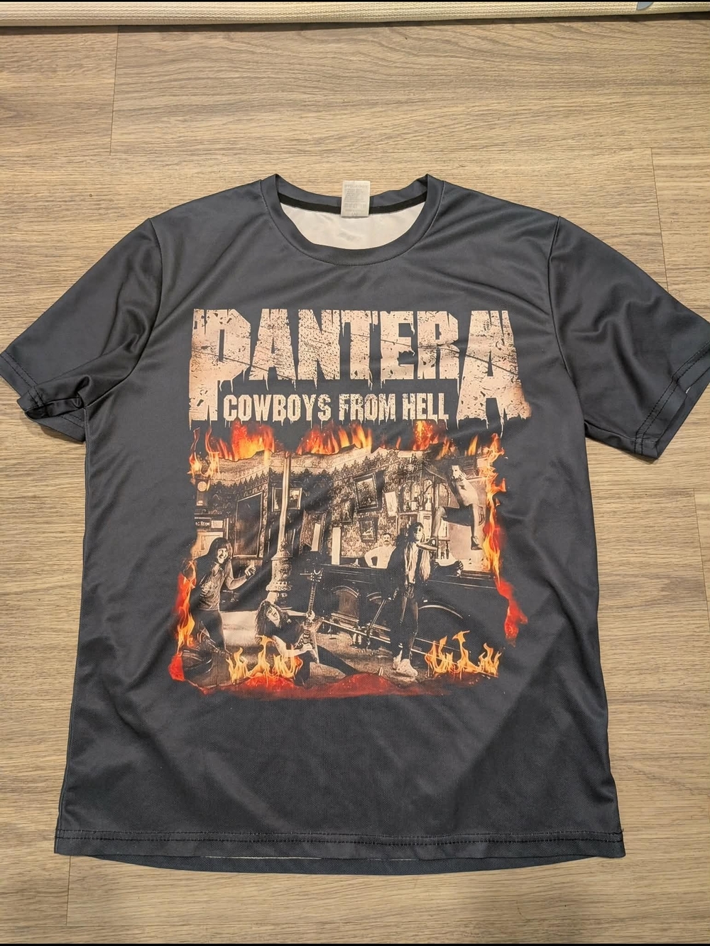 Pantera 'Cowboys From Hell' Black Graphic Short-Sleeve Tee
